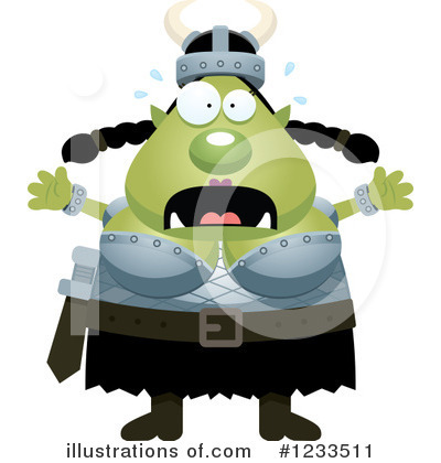 Female Orc Clipart #1233511 by Cory Thoman