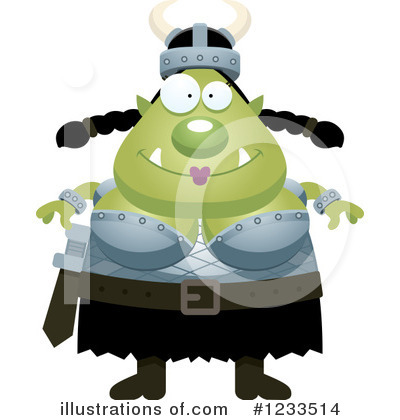 Royalty-Free (RF) Orc Clipart Illustration by Cory Thoman - Stock Sample #1233514