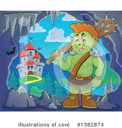 Royalty-Free (RF) Orc Clipart Illustration by visekart - Stock Sample #1382874