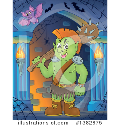 Royalty-Free (RF) Orc Clipart Illustration by visekart - Stock Sample #1382875