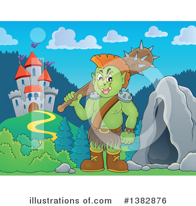 Royalty-Free (RF) Orc Clipart Illustration by visekart - Stock Sample #1382876
