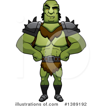 Orc Clipart #1389192 by Cory Thoman