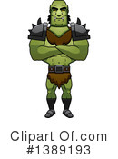 Orc Clipart #1389193 by Cory Thoman