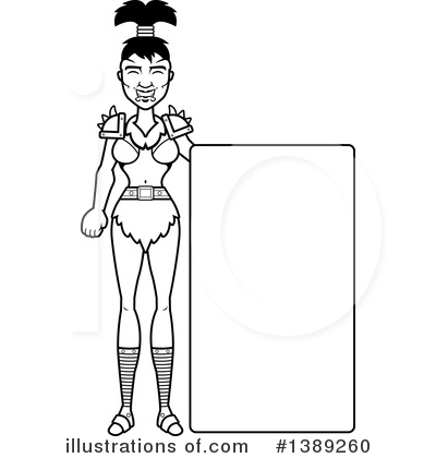 Female Orc Clipart #1389260 by Cory Thoman