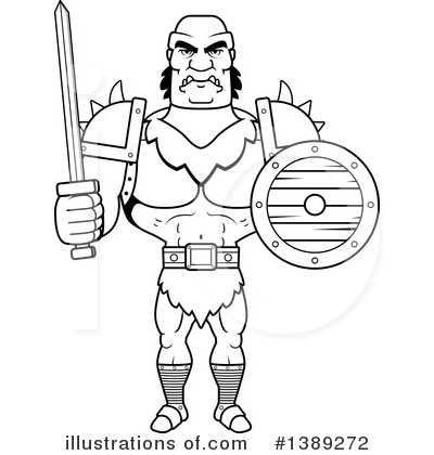 Royalty-Free (RF) Orc Clipart Illustration by Cory Thoman - Stock Sample #1389272