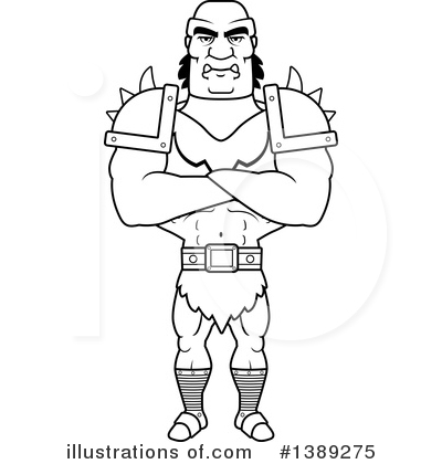 Royalty-Free (RF) Orc Clipart Illustration by Cory Thoman - Stock Sample #1389275