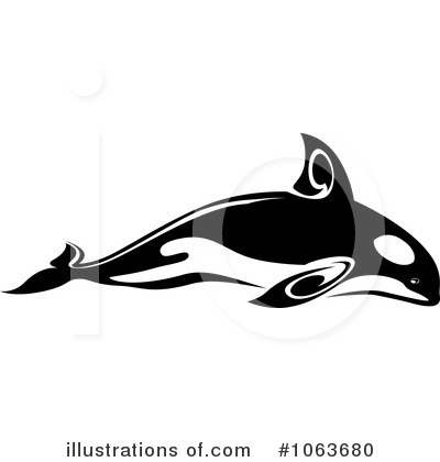Royalty-Free (RF) Orca Clipart Illustration by Vector Tradition SM - Stock Sample #1063680