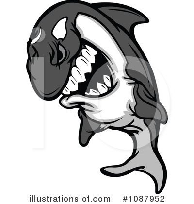 Killer Whale Clipart #1087952 by Chromaco
