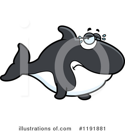 Royalty-Free (RF) Orca Clipart Illustration by Cory Thoman - Stock Sample #1191881