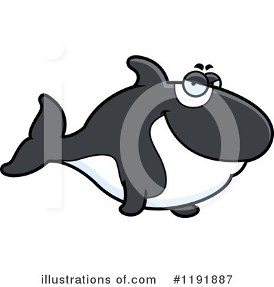 Royalty-Free (RF) Orca Clipart Illustration by Cory Thoman - Stock Sample #1191887