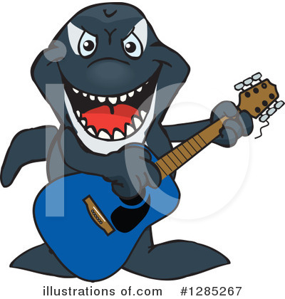 Royalty-Free (RF) Orca Clipart Illustration by Dennis Holmes Designs - Stock Sample #1285267