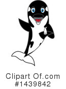 Orca Mascot Clipart #1439842 by Mascot Junction