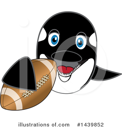 Royalty-Free (RF) Orca Mascot Clipart Illustration by Mascot Junction - Stock Sample #1439852
