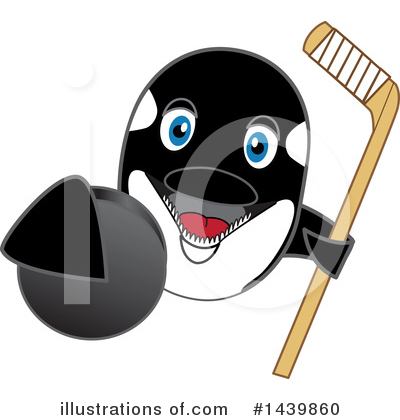 Royalty-Free (RF) Orca Mascot Clipart Illustration by Mascot Junction - Stock Sample #1439860