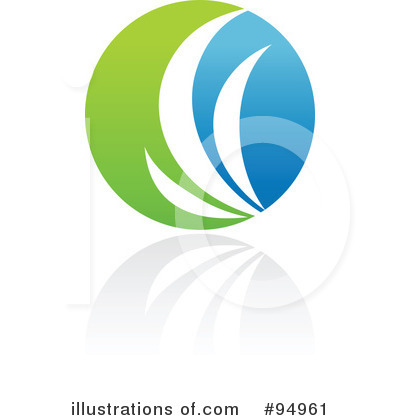 Royalty-Free (RF) Organic Logo Clipart Illustration by elena - Stock Sample #94961