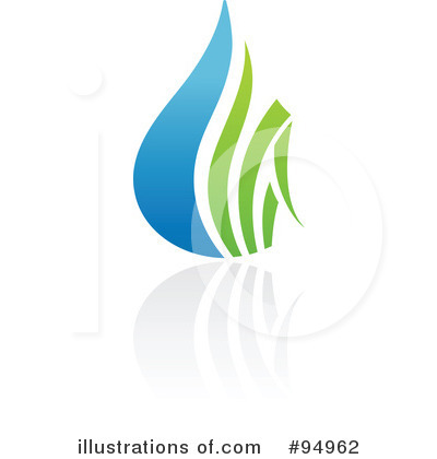Royalty-Free (RF) Organic Logo Clipart Illustration by elena - Stock Sample #94962