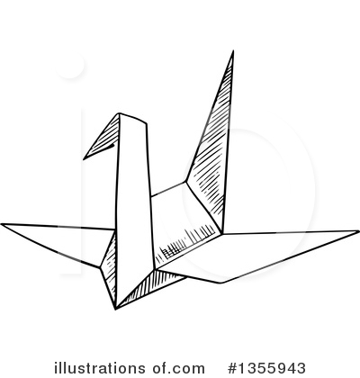 Cranes Clipart #1355943 by Vector Tradition SM