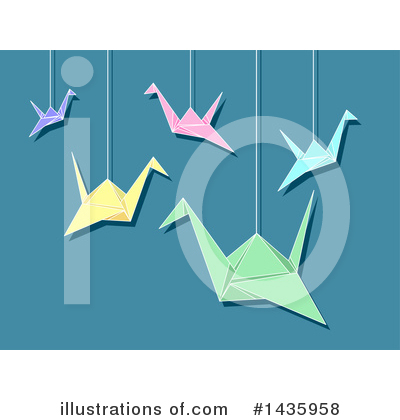 Royalty-Free (RF) Origami Clipart Illustration by BNP Design Studio - Stock Sample #1435958