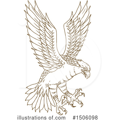 Royalty-Free (RF) Osprey Clipart Illustration by patrimonio - Stock Sample #1506098