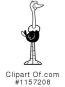 Ostrich Clipart #1157208 by Cory Thoman