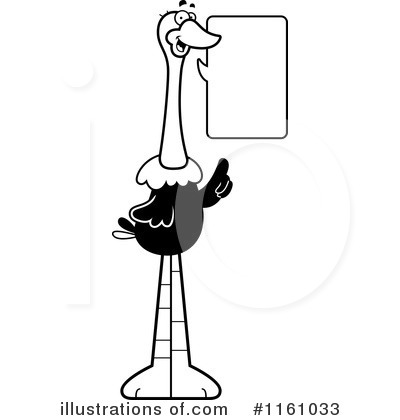 Royalty-Free (RF) Ostrich Clipart Illustration by Cory Thoman - Stock Sample #1161033
