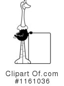 Ostrich Clipart #1161036 by Cory Thoman