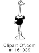 Ostrich Clipart #1161039 by Cory Thoman