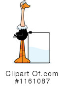 Ostrich Clipart #1161087 by Cory Thoman