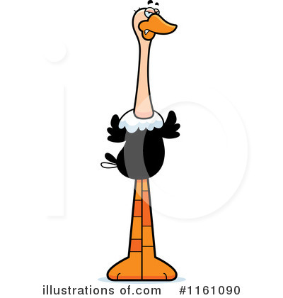 Royalty-Free (RF) Ostrich Clipart Illustration by Cory Thoman - Stock Sample #1161090