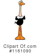 Ostrich Clipart #1161090 by Cory Thoman