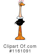Ostrich Clipart #1161091 by Cory Thoman