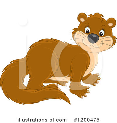 Otter Clipart #1200475 by Alex Bannykh