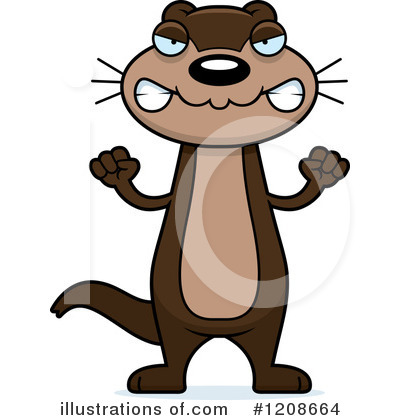 Royalty-Free (RF) Otter Clipart Illustration by Cory Thoman - Stock Sample #1208664