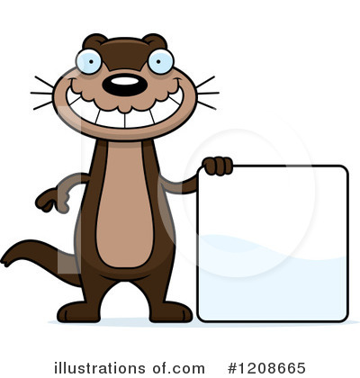 Royalty-Free (RF) Otter Clipart Illustration by Cory Thoman - Stock Sample #1208665