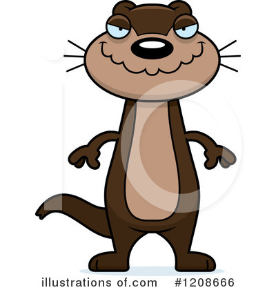 Royalty-Free (RF) Otter Clipart Illustration by Cory Thoman - Stock Sample #1208666