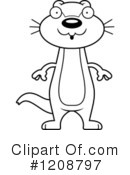 Otter Clipart #1208797 by Cory Thoman
