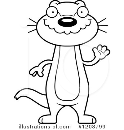 Royalty-Free (RF) Otter Clipart Illustration by Cory Thoman - Stock Sample #1208799