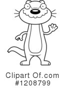 Otter Clipart #1208799 by Cory Thoman