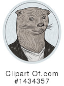 Otter Clipart #1434357 by patrimonio