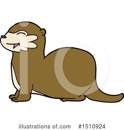 Royalty-Free (RF) Otter Clipart Illustration by lineartestpilot - Stock Sample #1510924