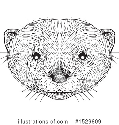 Royalty-Free (RF) Otter Clipart Illustration by patrimonio - Stock Sample #1529609