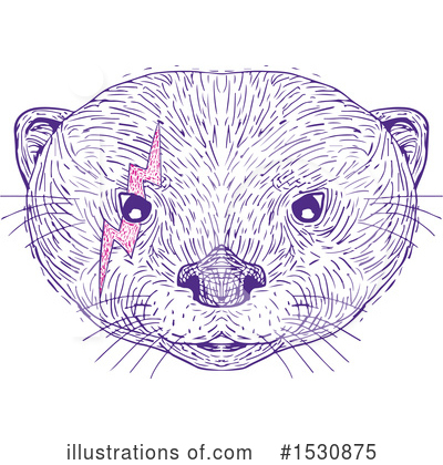 Royalty-Free (RF) Otter Clipart Illustration by patrimonio - Stock Sample #1530875