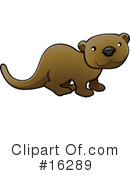 Otter Clipart #16289 by AtStockIllustration