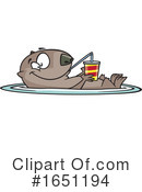 Otter Clipart #1651194 by toonaday
