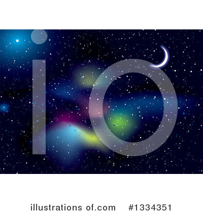 Royalty-Free (RF) Outer Space Clipart Illustration by michaeltravers - Stock Sample #1334351