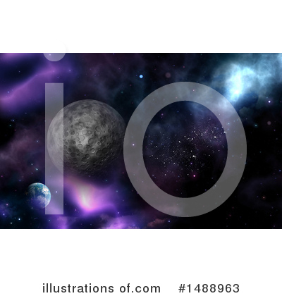 Royalty-Free (RF) Outer Space Clipart Illustration by KJ Pargeter - Stock Sample #1488963
