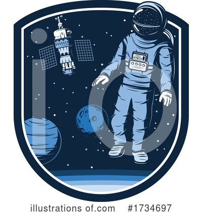 Royalty-Free (RF) Outer Space Clipart Illustration by Vector Tradition SM - Stock Sample #1734697
