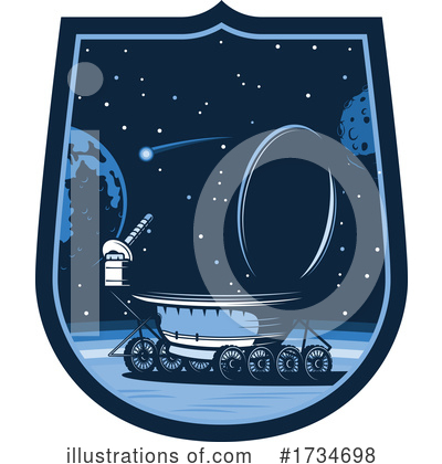 Royalty-Free (RF) Outer Space Clipart Illustration by Vector Tradition SM - Stock Sample #1734698
