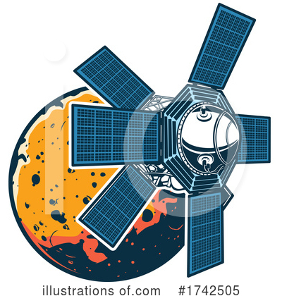 Royalty-Free (RF) Outer Space Clipart Illustration by Vector Tradition SM - Stock Sample #1742505
