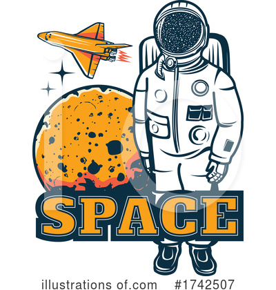 Royalty-Free (RF) Outer Space Clipart Illustration by Vector Tradition SM - Stock Sample #1742507